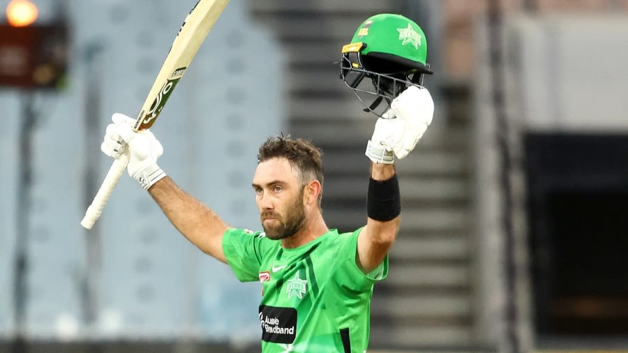 Glenn Maxwell scored 154 not out, highest score in BBL's history Getty Images