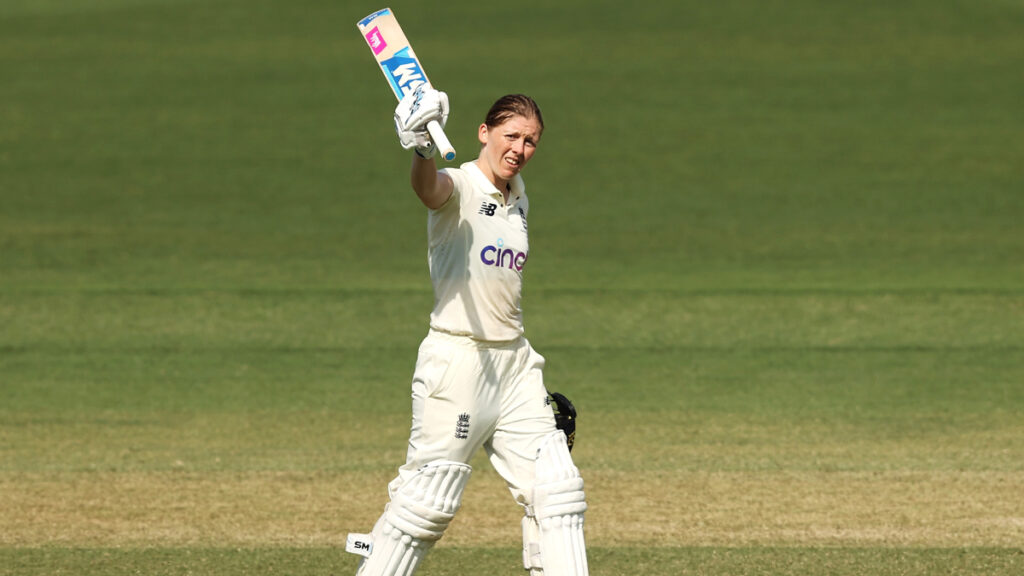 Heather Knight was not out on 137 on day 2 Getty Images