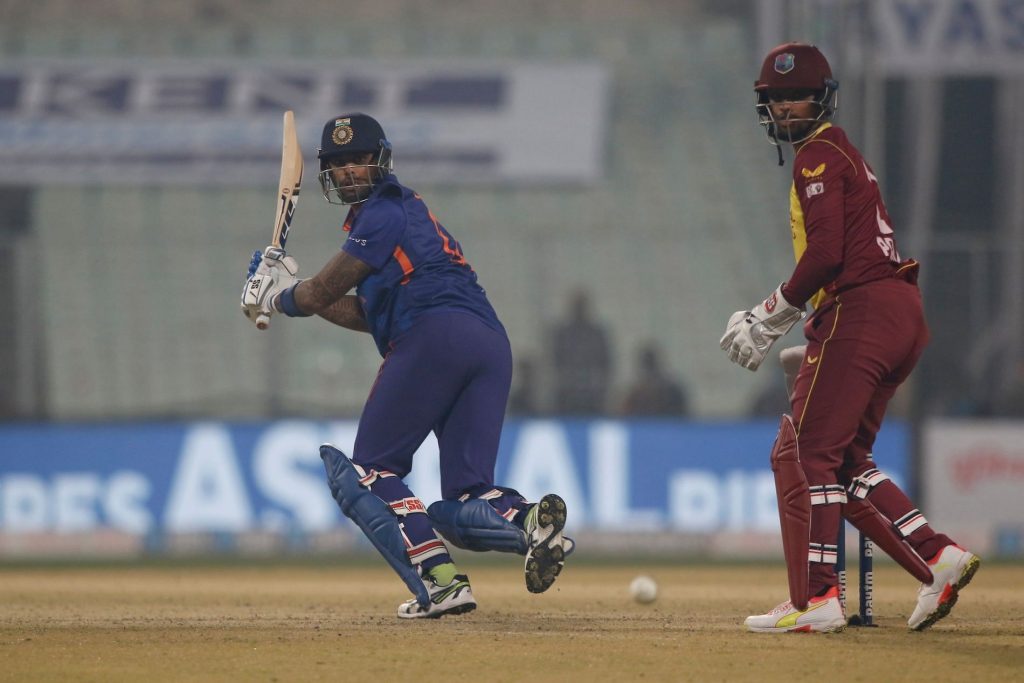 Suryakumar Yadav took India home as he was unbeaten on 34. © BCCI