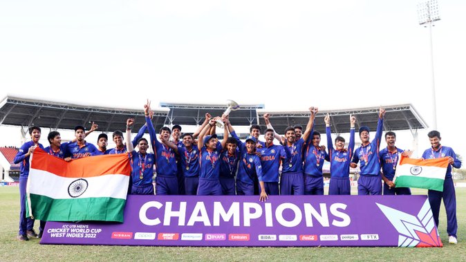 India won their fifth title of U-19 World Cup AFP