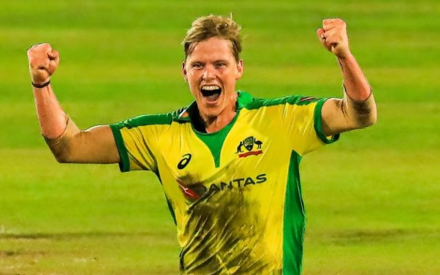 Nathan Ellis has taken a hat-trick on his international debut for Australia. Image : Getty Images