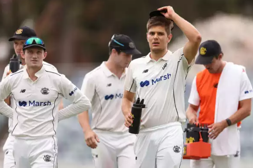Aaron Hardie took three wickets. Image : Getty Images