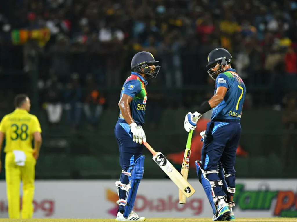 Dasun Shanaka made 54* off just 25 balls. Image : AFP