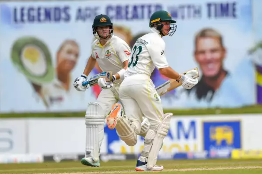 Smith (109*) and Labuschagne (104) led Australia's charge on the opening day. Image : AFP